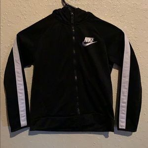 2 Nike jackets and Abercrombie kids collared shirt